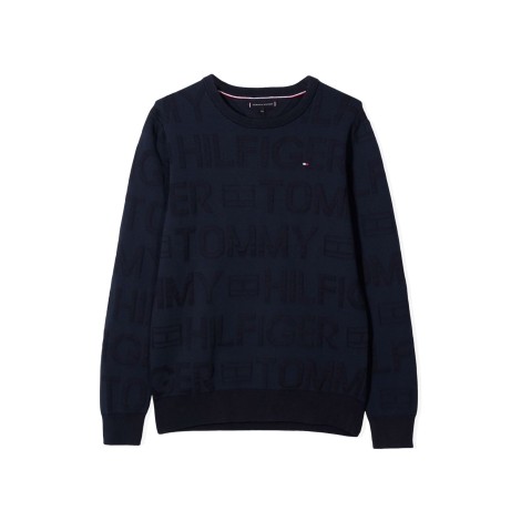 tommy hilfiger jacquard all over sweater


