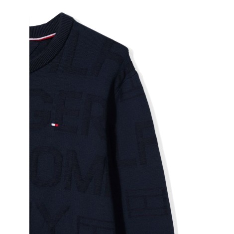 tommy hilfiger jacquard all over sweater


