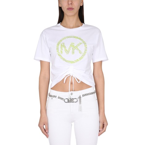 michael by michael kors logo print t-shirt