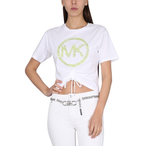 michael by michael kors logo print t-shirt