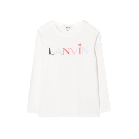 lanvin t-shirt con logo