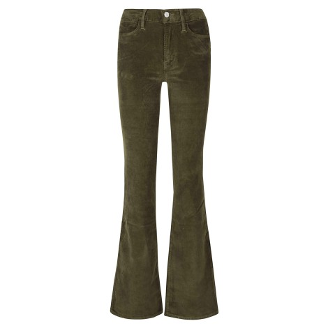 Frame - Jeans Le High Flare Cord Green