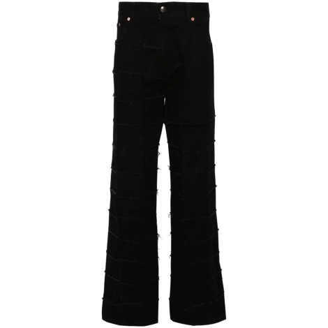 Andersson Bell `New Patchwork` Wide Leg Jeans