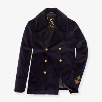 Peacoat Amalfi Gold In Men's Velvet