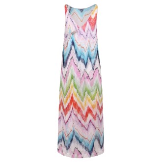 Missoni Zig Zag Pattern Sleeveless Tunic Dress 40