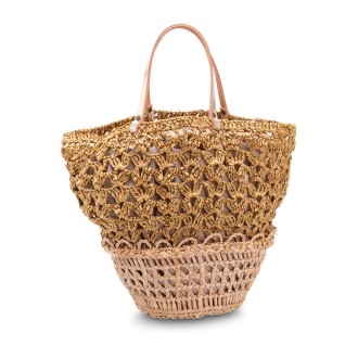 Gabriela Vlad Large Raffia Shopping Bag MED