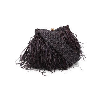 Made For A Woman 'Volo Bag' Raffia Shoulder Bag U