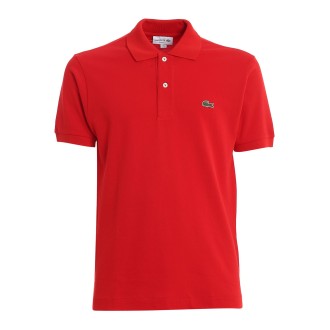 LACOSTE POLO IN PETIT PIQUE' ROSSA 1212240