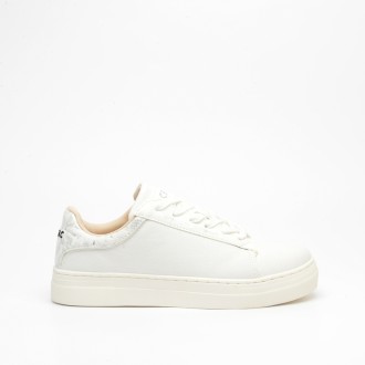 Sneakers in ecopelle bianca