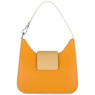 Lancel orange Sixtine de Lancel hobo bag