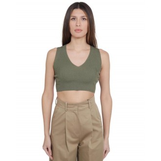 Studio Max Mara khaki Dionne top