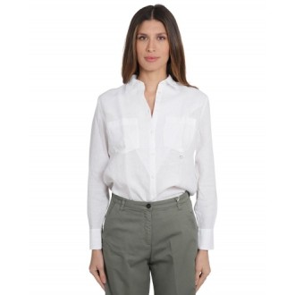 Massimo Alba white Sia shirt