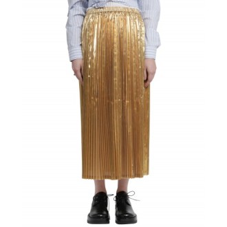 Junya Watanabe gold pleated skirt