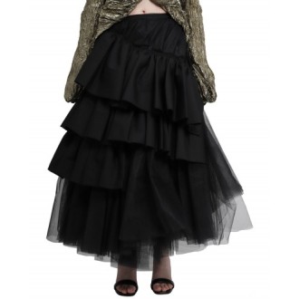 Junya Watanabe black tulle skirt