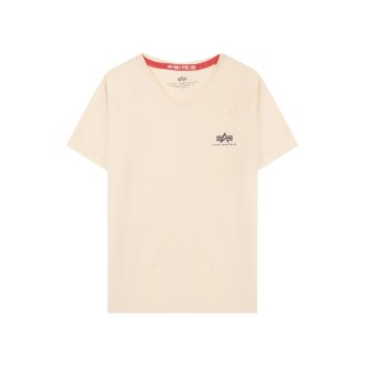 T-shirt V-neck in Cotone