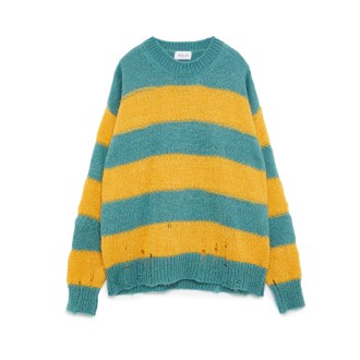 Maglione Girocollo Mohair Stripe Polsen