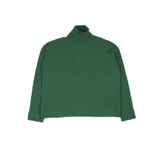 Maglione High Neck Verde