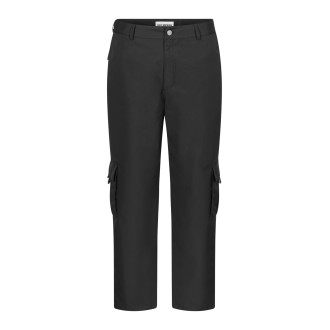 Pantalone Track Nero in Nylon