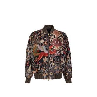 BOMBER JACQUARD CON DISEGNO MITOLOGICO