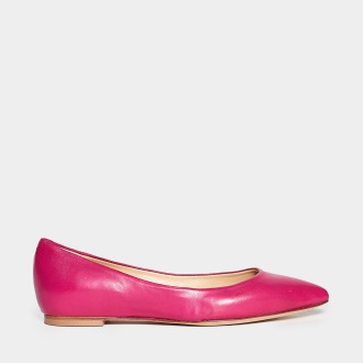 Ballerina in pelle fucsia