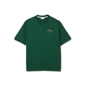 LACOSTE T-SHIRT UNISEX CON LOGO VERDE TH0062132