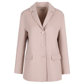 'S Max Mara 'Jour' Single-Breasted Virgin Wool Coat 46