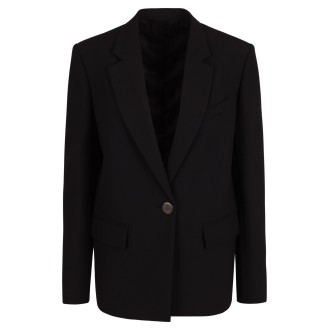 The Attico 'Bianca' Single-Breasted Blazer 40