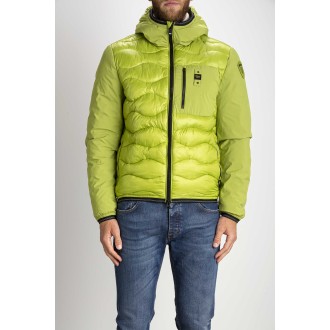 NIXON NYLON AND NEOPRENE DOWN JACKET WIT