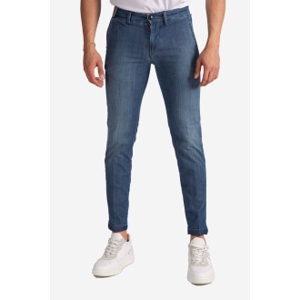 RE-HASH Pantalone Denim Mucha