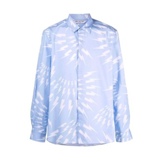 NEIL BARRETT Camicia stampa Thunderbolt