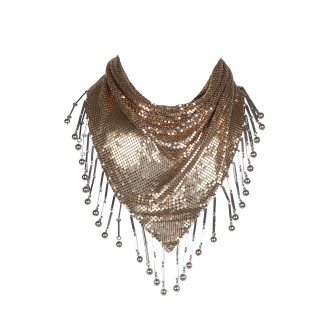 Paco Rabanne 'Pixel Fringes' Alluminium Necklace U
