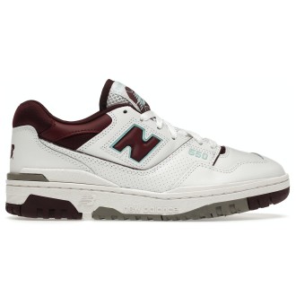 New Balance 550 Burgundy Cyan