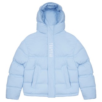 Trapstar Decoded Hooded Puffer 2.0 Ice Blue