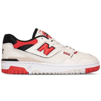 New Balance 550 Sea Salt True Red