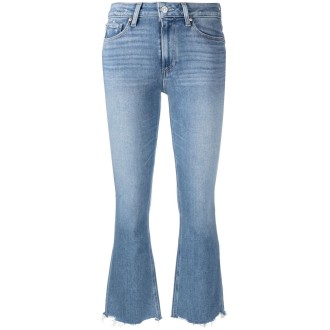 PAIGE JEANS A ZAMPA AZZURRO 3109E777286