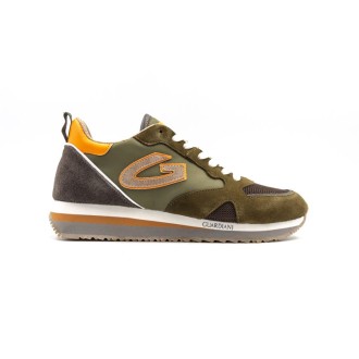 Sneakers Uomo OLIVE/GREEN ALBERTO GUARDIANI Pelle