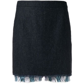 THOM BROWNE layered mini skirt