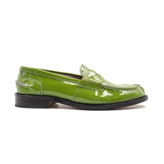 Mocassino Donna Verde TRE EMME Pelle