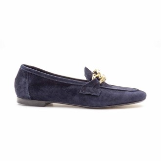 Mocassino Donna Blu TRE EMME Pelle