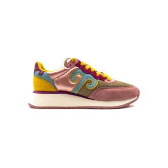 Sneakers Donna ROSA+AZZURRO WUSHU RUYI Pelle