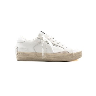 Sneakers Uomo WHITE+BLACK CRIME LONDON Pelle