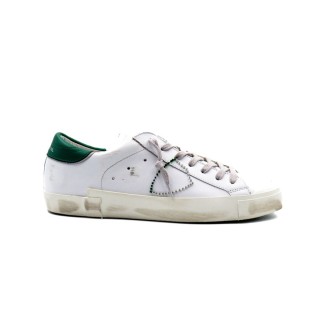 Sneakers Uomo BLANC VERT PHILIPPE MODEL Pelle