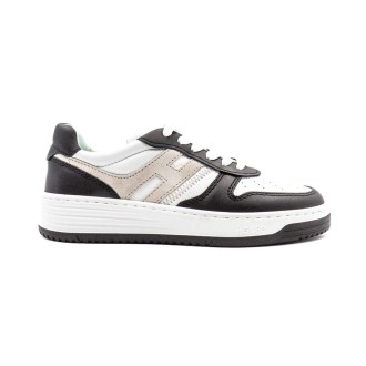 Sneakers Donna Bianco+nero HOGAN     Pelle