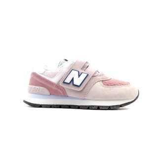 Sneakers Bambino HAZY ROSE NEW BALANCE Tessuto