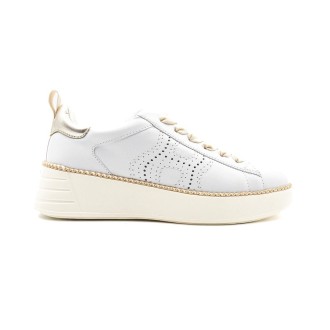 Sneakers Donna Bianco+platino HOGAN     Pelle