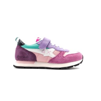 Sneakers Bambino ROSA/CICLAMINO SUN68 Pelle