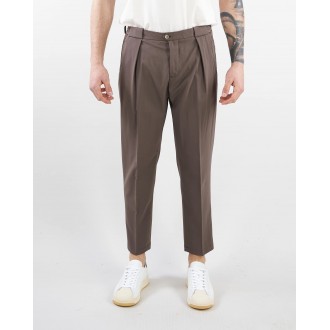 YES LONDON Pantalone con doppia pences Yes London