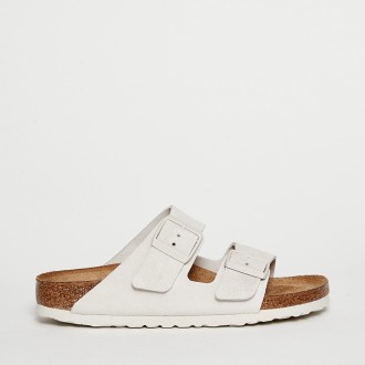 Sandalo Arizona BS in suede off white