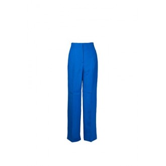 PANTALONE AMPIO IN MISTO LINO