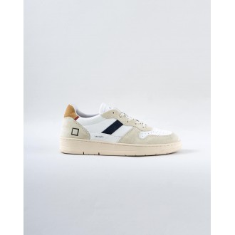 DATE Sneakers Court 2.0 Vintage Calf White Beige D.A.T.E.